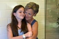 Mother and teenage daughter Royalty Free Stock Photo