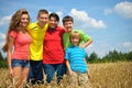 Mother with teens Royalty Free Stock Photo