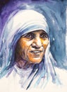 Mother Teresa portrait