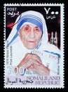 Mother Teresa Postage Stamp Royalty Free Stock Photo