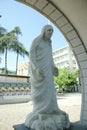Mother Teresa stone statue in Skopje, Macedonia