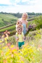 Mother and two daughters Royalty Free Stock Photo