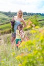 Mother and two daughters Royalty Free Stock Photo