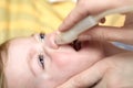 Mother using child nasal aspirato