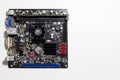 Motherboard Mini ITX Form Factor Royalty Free Stock Photo