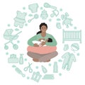 Motherhood Baby care items Newborn Mother`s Day