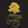 Mothering Sunday Lettering