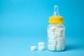 With mothers breastmilk, the baby gets all that mom eat. Increased sugar content