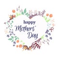 Mother`s day vector for book cover, coupons, banners, flyers, posters, brochures, invitations, presentations, gift cards