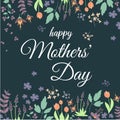 Mother`s day vector for book cover, coupons, banners, flyers, posters, brochures, invitations, presentations, gift cards