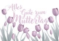Mothers Day German Alles Gute Zum Muttertag Design
