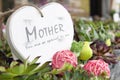 Mothers day heart Royalty Free Stock Photo