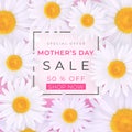 Mothers day sale background Royalty Free Stock Photo