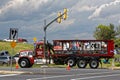 Mothers Day Truck Convoy in Lancaster Pennsylvania Royalty Free Stock Photo