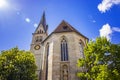 Mothers temple in the city Constance on the Lake Constace, Bodensee. The city lies in Germany and Switzerland. There is blue sky