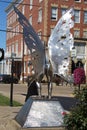 Mothman Statue Royalty Free Stock Photo