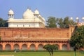 Moti Masjid Pearl Mosque in Agra Fort, Uttar Pradesh, India Royalty Free Stock Photo