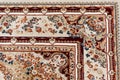 Motif of antique persian carpet, traditional ornamental textile