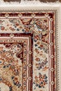 Motif of antique persian carpet, traditional ornamental textile