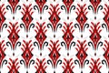 Motif beautiful ethnic Ikat art. Seamless pattern in tribal. African style Royalty Free Stock Photo