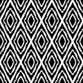 Motif illustration design eye square woven fabric tribal seamless pattern