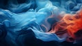 motion abstract,nice blue colors background, beautiful streams, AI generate