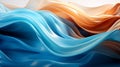 motion abstract,nice blue colors background, beautiful streams, AI generate