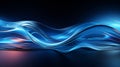 motion abstract,nice blue colors background, beautiful streams, AI generate