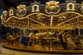 Motion blur of a moving carousel Royalty Free Stock Photo