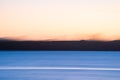 Motion blur sunrise over bay Royalty Free Stock Photo