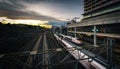 Motion blur trains, Tokyo