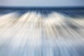 Motion blurred picture of a sea, nature background