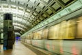 Motion Blurred Subway Train