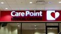 Motion of Care Point medical centres sign