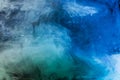 Motion Color drop in water,Colorful ink abstraction.Fancy Dream Cloud of ink under water Royalty Free Stock Photo