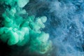 Motion Color drop in water,Colorful ink abstraction.Fancy Dream Cloud of ink under water Royalty Free Stock Photo