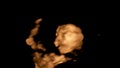 Motion of 4D Ultrasound Echography of baby un mother's womb. Life concept, scientific discovery