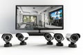 Motion detection and structural networking in surveillance systems provide barrier systems, reliable connections, and watchful inc