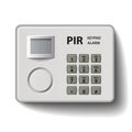 Motion detector keypad infrared alarm