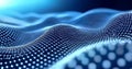Motion graphics for a 2D particle background. Moving stars, lights, and geometric shapes. Geometric shapes and dots