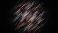 Motion graphics pattern. Animation. Abstract loopable background with flowing glowing multicolored lines making a magic