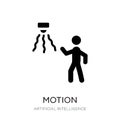 motion icon in trendy design style. motion icon isolated on white background. motion vector icon simple and modern flat symbol for Royalty Free Stock Photo