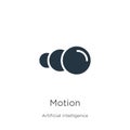 Motion icon vector. Trendy flat motion icon from augmented reality collection isolated on white background. Vector illustration Royalty Free Stock Photo