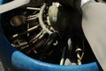 Motion iron mechnic element Inside aircraft motor