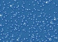 Motion many bubbles in blue water Royalty Free Stock Photo
