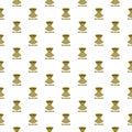 Motion sensor icon seamless pattern isolated on white background