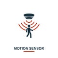 Motion Sensor icon from sensors icons collection. Creative two colors design symbol motion sensor icon. Web design, apps