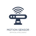 Motion sensor icon. Trendy flat vector Motion sensor icon on whi