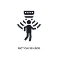 motion sensor isolated icon. simple element illustration from artificial intellegence concept icons. motion sensor editable logo