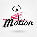 Motion sport logo Royalty Free Stock Photo
